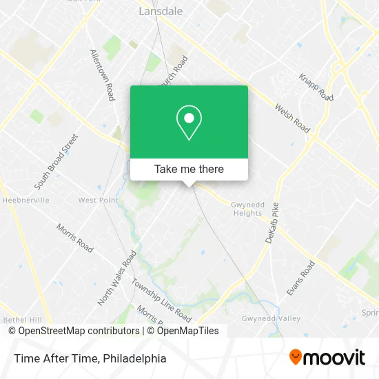 Time After Time map