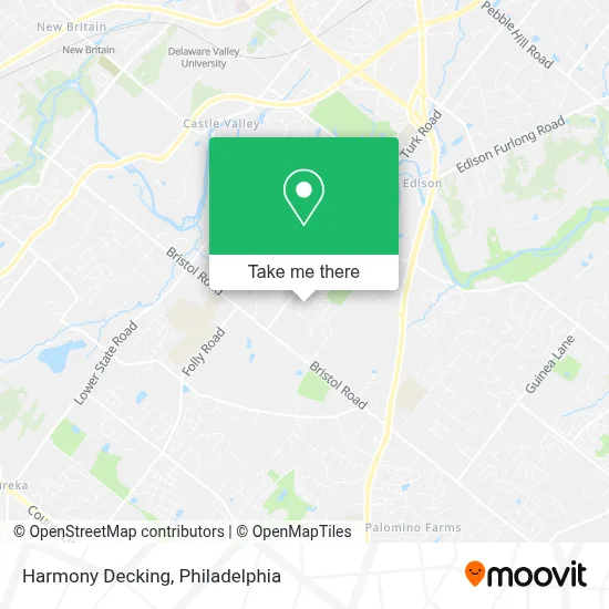 Harmony Decking map
