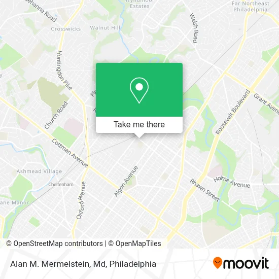 Alan M. Mermelstein, Md map