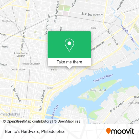 Benito's Hardware map