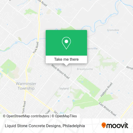 Liquid Stone Concrete Designs map