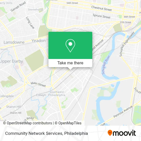 Community Network Services map