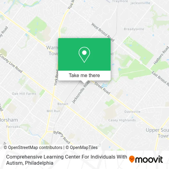 Comprehensive Learning Center For Individuals With Autism map