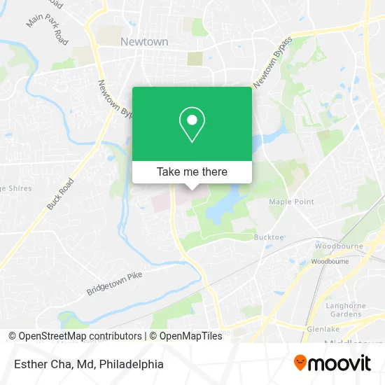 Esther Cha, Md map