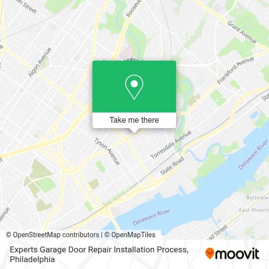 Experts Garage Door Repair Installation Process map