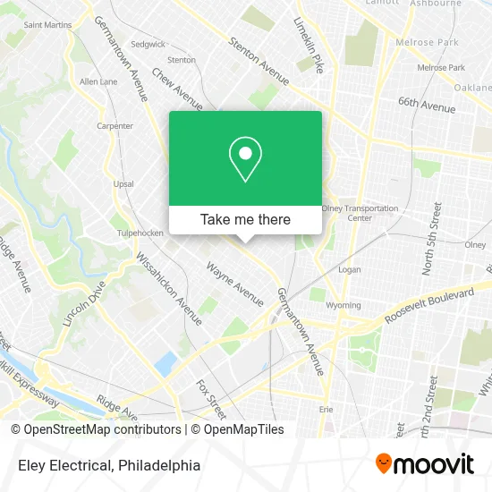 Eley Electrical map