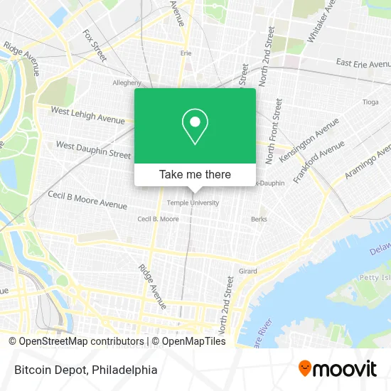 Bitcoin Depot map
