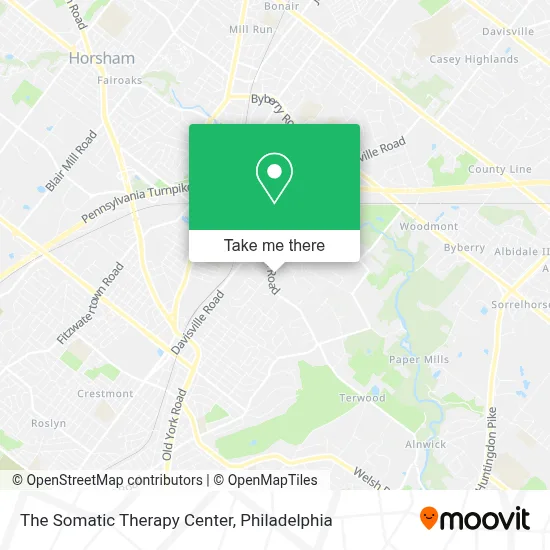 The Somatic Therapy Center map