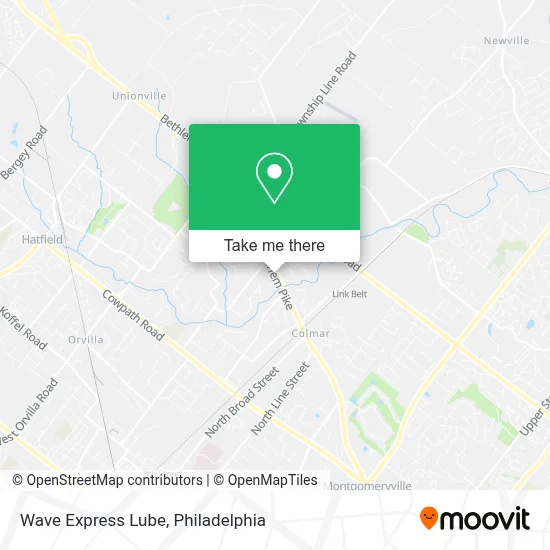 Wave Express Lube map