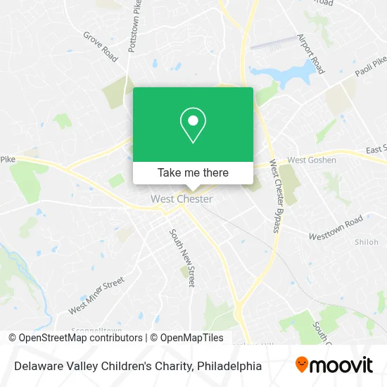 Delaware Valley Children's Charity map