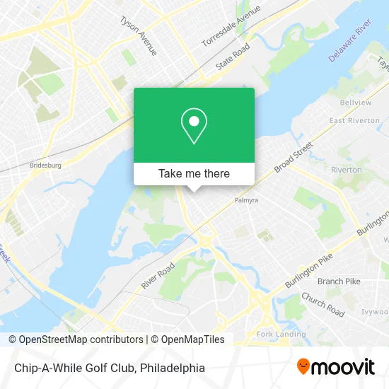Chip-A-While Golf Club map