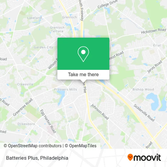 Batteries Plus map