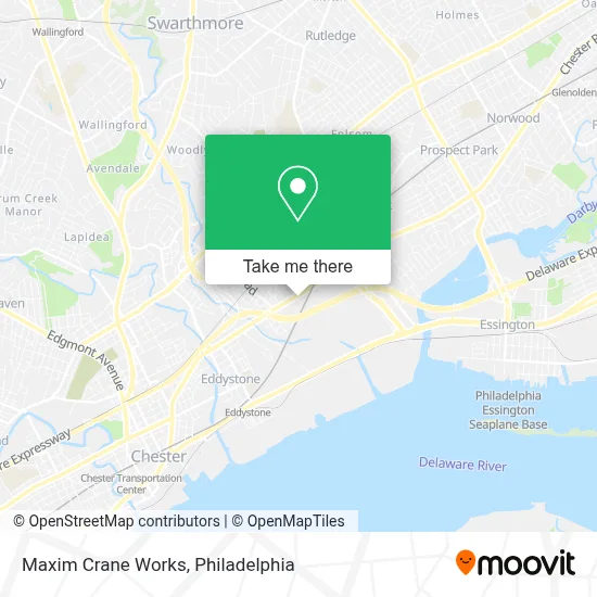 Maxim Crane Works map