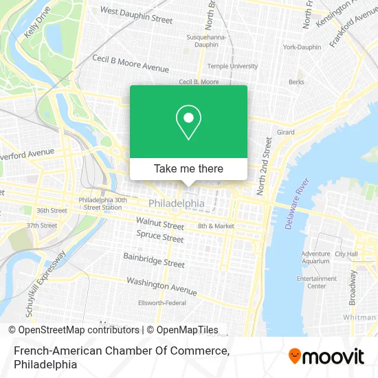 French-American Chamber Of Commerce map