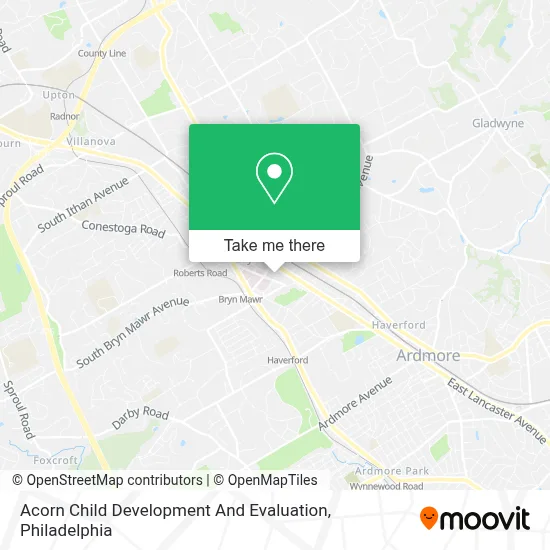 Acorn Child Development And Evaluation map