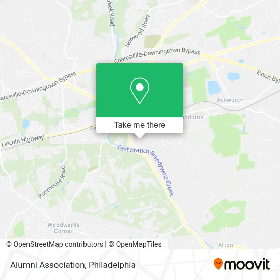 Alumni Association map