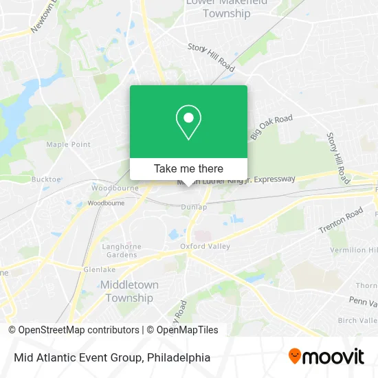 Mid Atlantic Event Group map