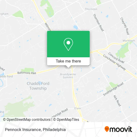 Pennock Insurance map