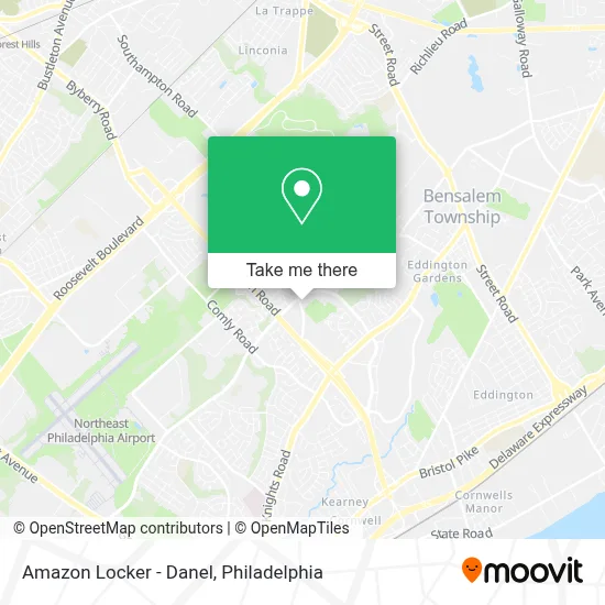 Amazon Locker - Danel map