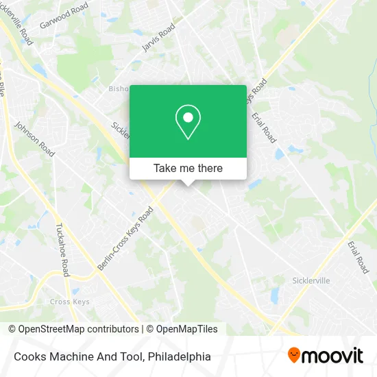 Cooks Machine And Tool map