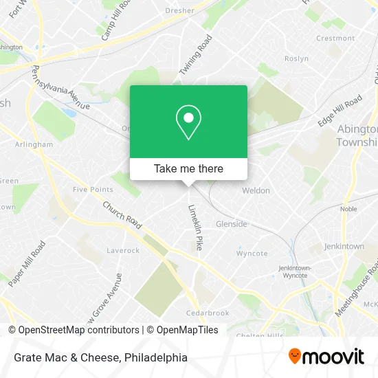 Grate Mac & Cheese map