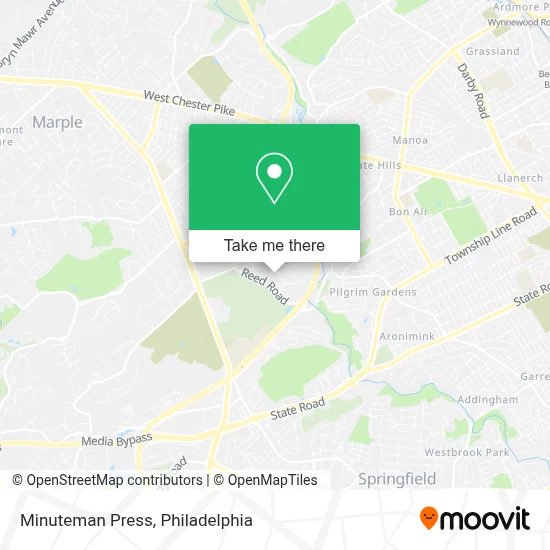 Minuteman Press map
