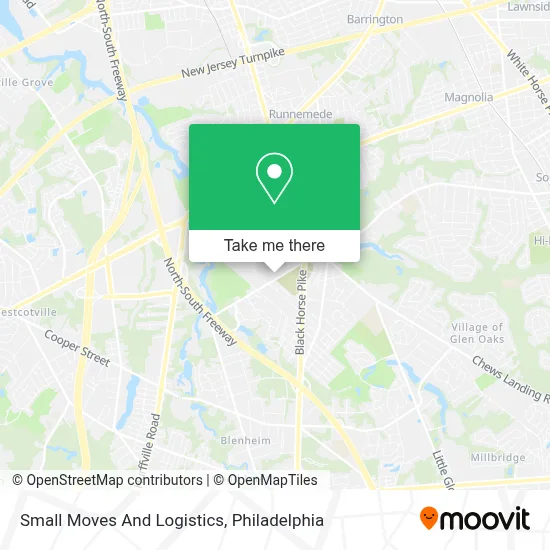 Small Moves And Logistics map