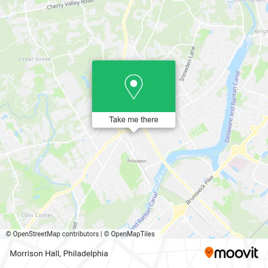 Morrison Hall map