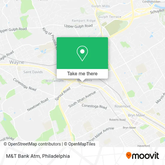M&T Bank Atm map