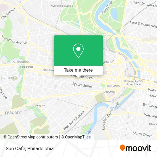 Sun Cafe map