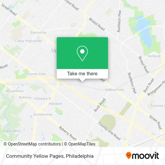 Community Yellow Pages map