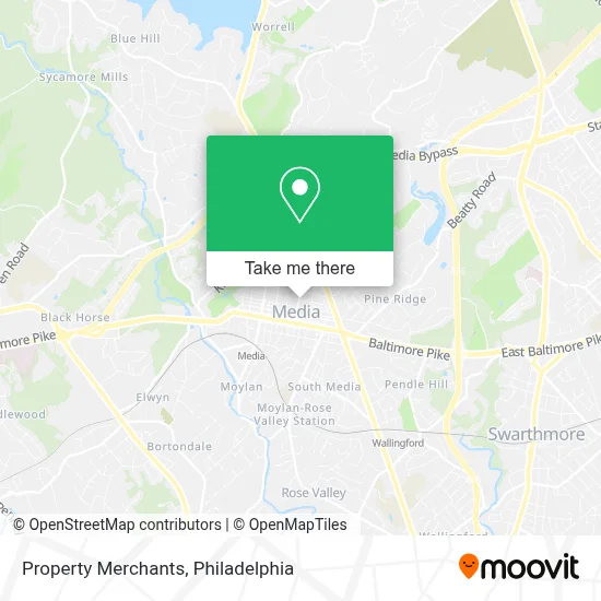 Property Merchants map