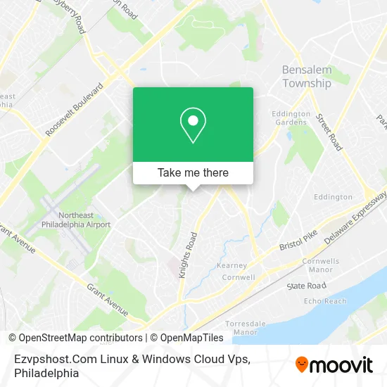 Ezvpshost.Com Linux & Windows Cloud Vps map