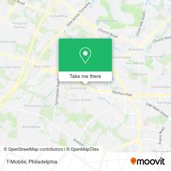 T-Mobile map