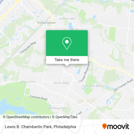 Lewis B. Chamberlin Park map
