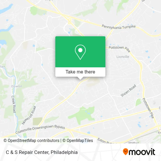 C & S Repair Center map