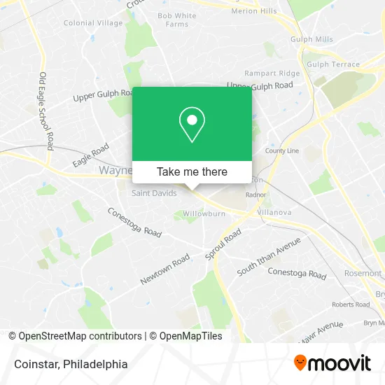 Coinstar map