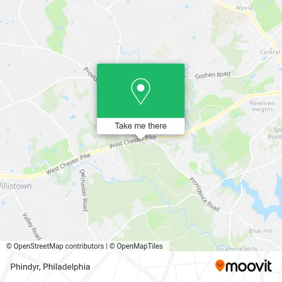 Phindyr map