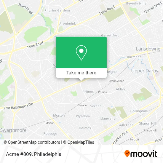 Acme #809 map