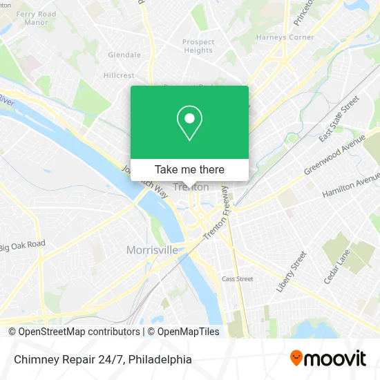 Chimney Repair 24/7 map
