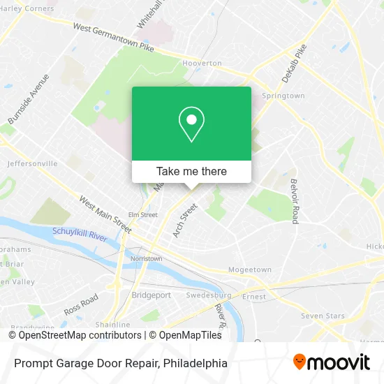 Prompt Garage Door Repair map
