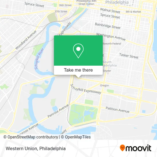 Western Union map