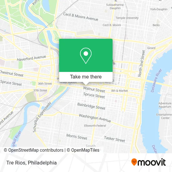 Tre Rios map