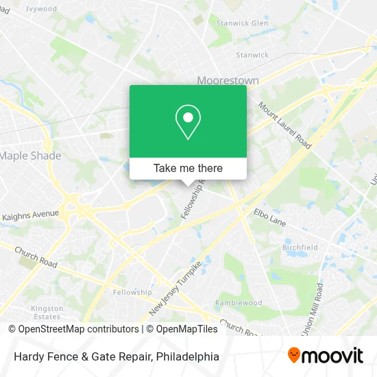 Hardy Fence & Gate Repair map