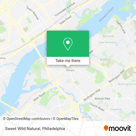 Sweet Wild Natural map