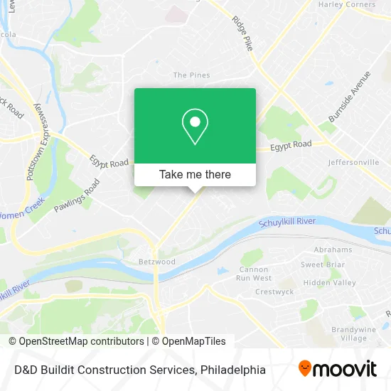 D&D Buildit Construction Services map