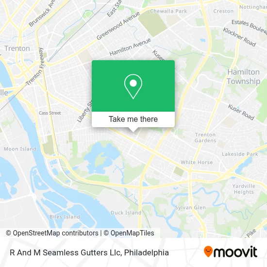 R And M Seamless Gutters Llc map