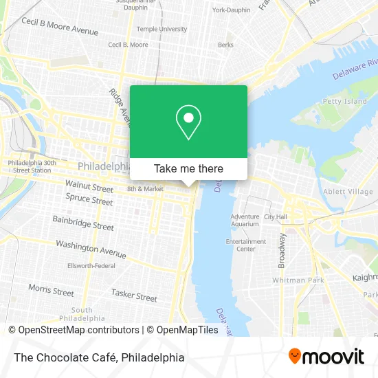 The Chocolate Café map