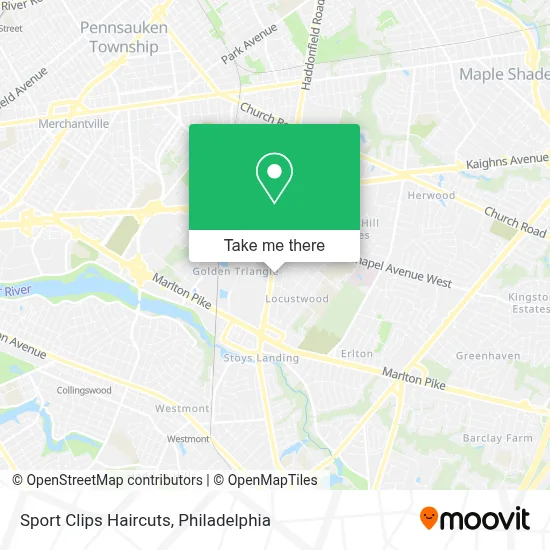 Sport Clips Haircuts map