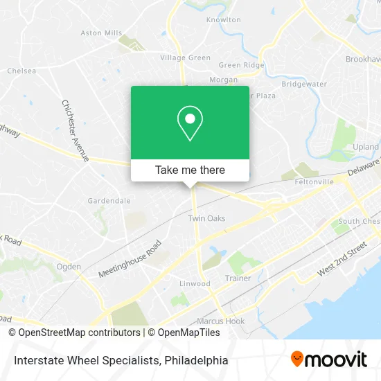 Interstate Wheel Specialists map
